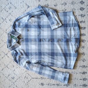 L.L. Bean plaid flannel women's shirt sz. L